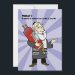 Festividades Preciso de uma razão? Cartão Hanukkah<br><div class="desc">Mande cumprimentos a seus amigos e familiares a Hanukkah com os sábios atos do Rabbi Moshe.</div>