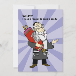 Festividades Preciso de uma razão? Cartão Hanukkah