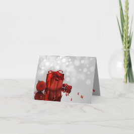 Festividades Presente de Natal - Cartão de Saudação