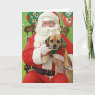 Festividades Puggle! Cartão de Natal