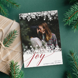 Festividades Quadro do Floco de Neve | Cartão com fotos de Nata