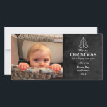 Festividades Quadro Feliz de Natal com cartão com fotos de árvo<br><div class="desc">Basta substituir a nossa imagem pela sua e depois mudar a redação.</div>