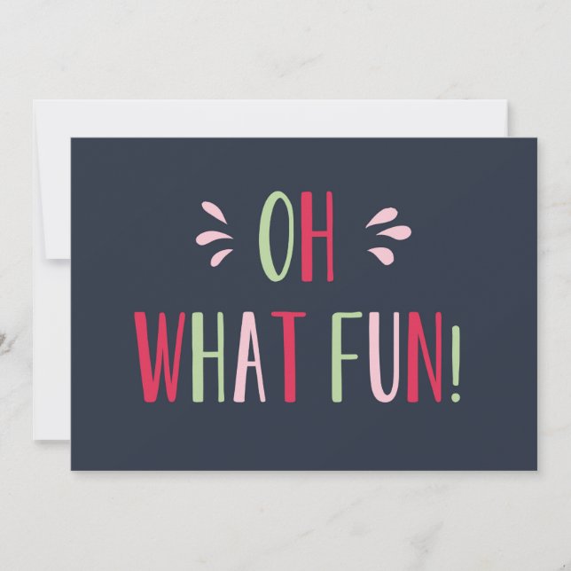 Festividades Que cartão de Natal divertido (Frente)