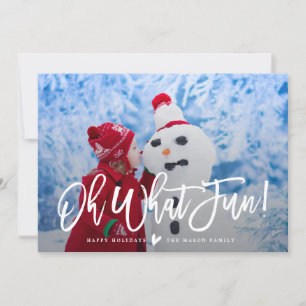 Festividades Que Divertido! Cartão com fotos de Férias
