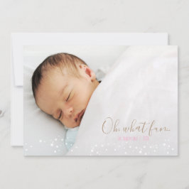 Festividades Que divertido Cartão com fotos de Natal