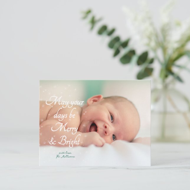 Festividades Que o seu cartão de Natal de dias (Em pé/Frente)