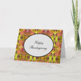 Festividades Queda do Cartão de Ação de Graças #1