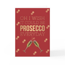 QUERO QUE SEJA UM CARTÃO DE NATAL DO PROSECCO