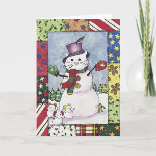 Festividades Ratos de Neve e Gato de Neve, Cartão de Natal