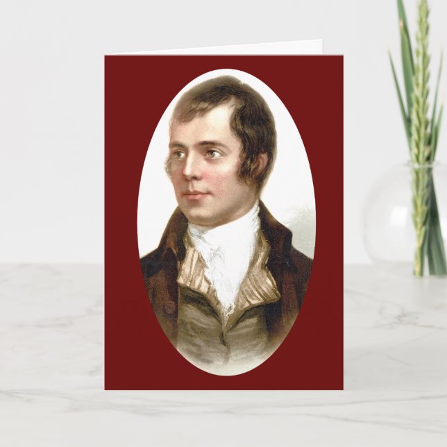 Festividades Robert Burns Auld Lang Syne Cartão de Ano Novo (Frente)