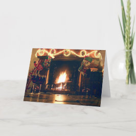 Festividades Romance de Natal e Cartão Caloroso Personalizável