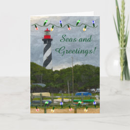 Festividades Rua Costeira de Natal. Cartão de Farol de Augustin