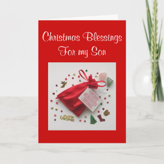 Festividades Saco das Bênçãos de Natal para o meu Cartão de Nat