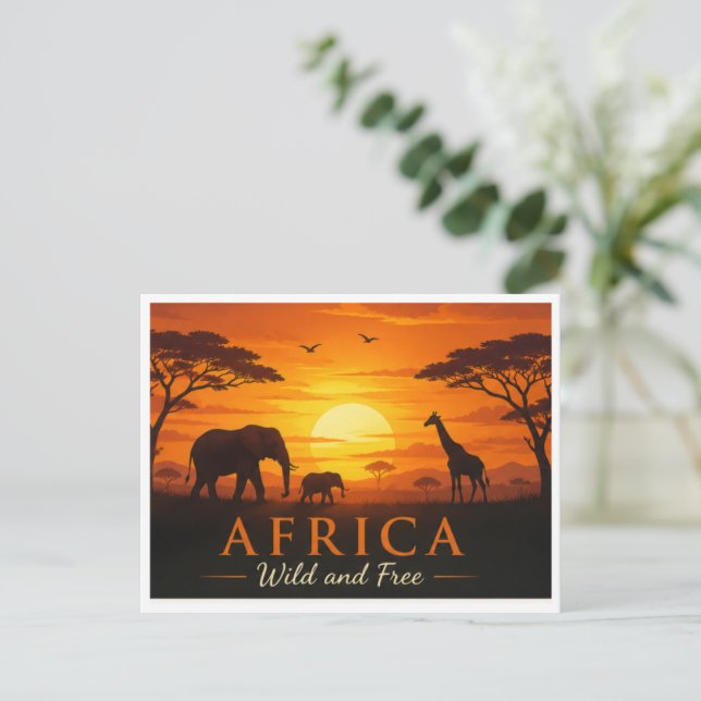 Festividades Safari de cartão postal (Em pé/Frente)