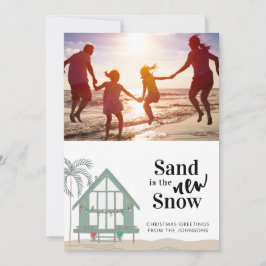 Festividades Sand é o novo cartão de Natal para fotos de neve