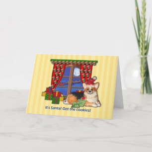 Festividades "São Papais noeis! Pegue os cookies!" Cartão de Na