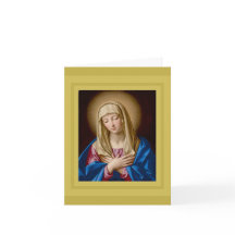 SASSOFERRATO, MADONNA NO CARTÃO DE FÉRIAS DE ORAÇÃ