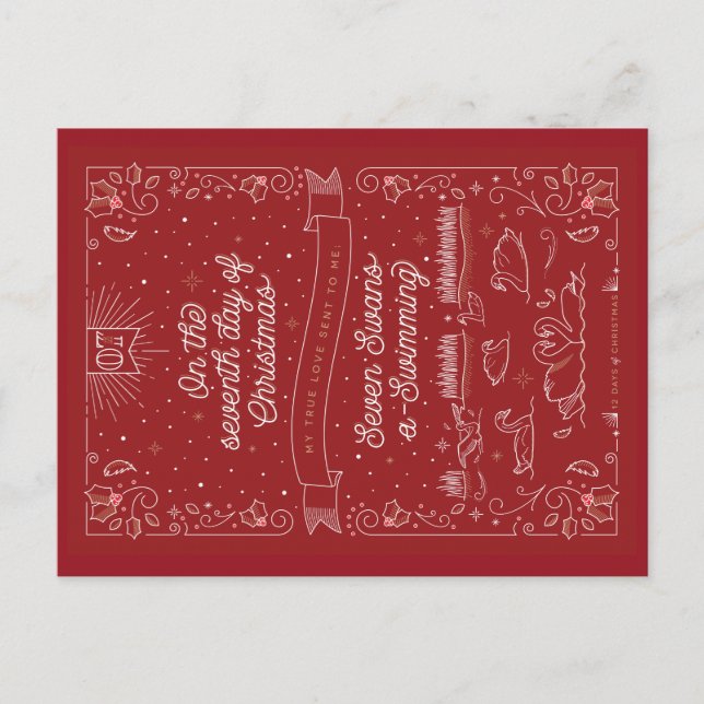 Festividades SÉTIMO DIA DO NATAL / Cartão Postal de Natal (Frente)