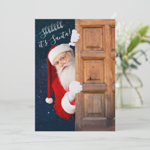 Festividades Seu cartão de Natal com o nome do Papai Noel