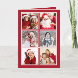 Festividades SEU cartão de saudação de Natal personalizado FOTO