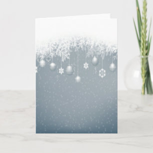 Festividades Simples - Cartão de Fundo de Natal