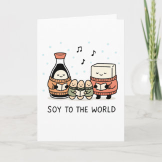 Festividades Só para o Mundo - Cartão de Natal Engraçado