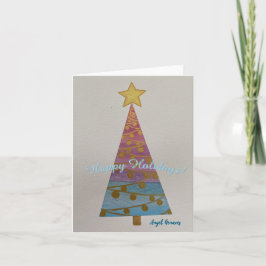 Festividades Sonhando com um cartão de "Natal Azul"