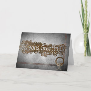 Festividades Steampunk - Cartão de Saudações do Seasons