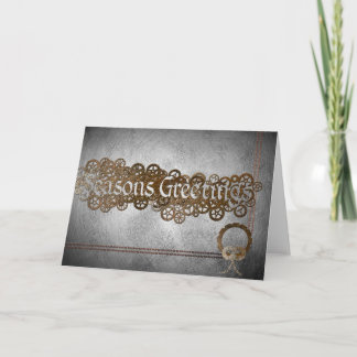 Festividades Steampunk - Cartão de Saudações do Seasons