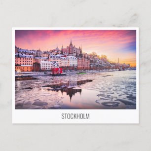 Festividades Suecia, cartão postal viagem de Estocolmo