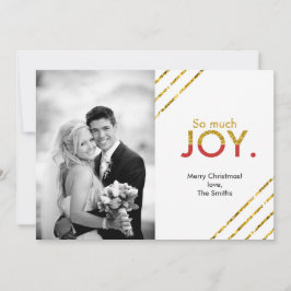 Festividades Tanta alegria. | Cartão com fotos de Natal