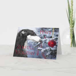 Festividades Tenha um cartão do feriado de Zoifill