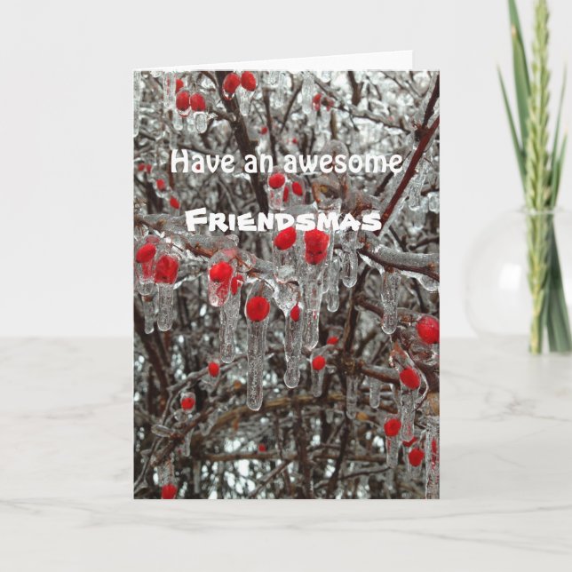 Festividades Tenha um cartão impressionante de Friendsmas (Frente)