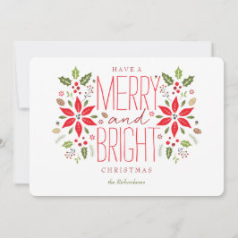 Festividades Tenha uma Feliz e um Cartão de Natal Brilhante