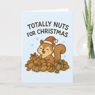 Festividades Totally Nuts - Cartão de Natal Fofo