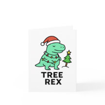 Tree Rex - Cartão de Natal Engraçado