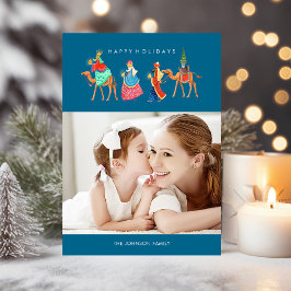 Festividades Três Homens Sábios | Natal | Cartão de Foto de Fer