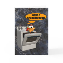 Turquia Escondendo Cartão De Ação De Graças