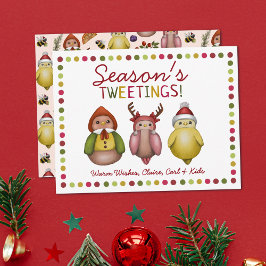 Festividades Tweets da Temporada - Cartão de Natal Caprichoso d