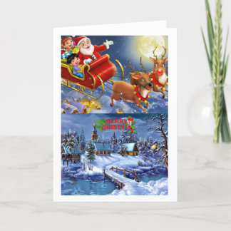 Festividades Um belo cartão de Natal