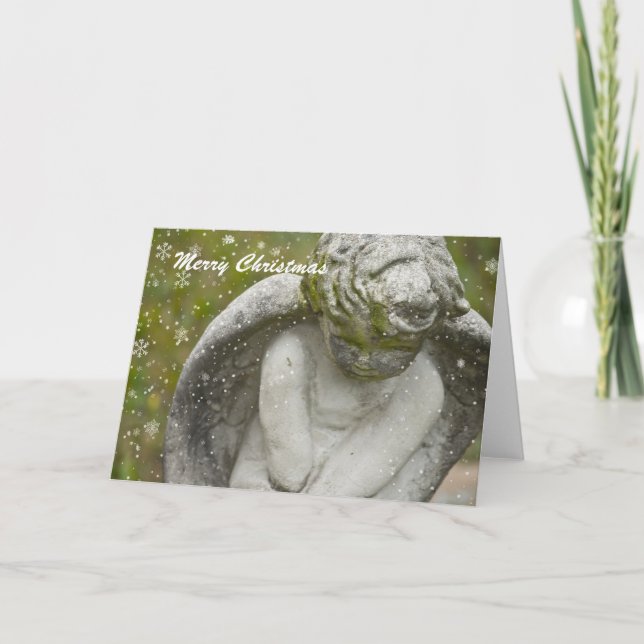 Festividades Um Cartão Anjo de Natal (Frente)