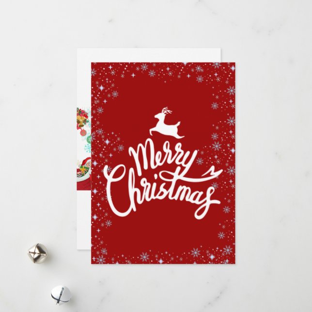 Festividades Um cartão de Natal (Frente/Verso In Situ)