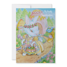 UM CARTÃO DE PÁSCOA PERSONALIZADO PARA UMA NETA