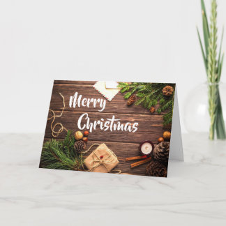 Festividades Um cartão de saudação de natal da Feliz