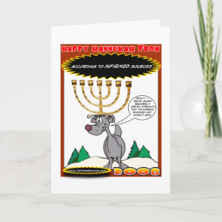 Festividades Um CARTÃO muito ORIGINAL de HANNUKAH!!