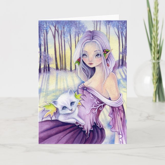 Festividades um momento duradouro - Cartão de vazio branco de N (Frente)