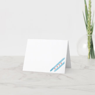 Festividades Vazio de Cartão de Sinalizador Chicago