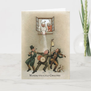 Festividades Vintage - Cartão de Natal Vitoriano