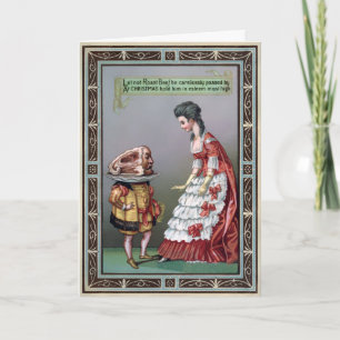 Festividades Vintage - Cartão de Natal Vitoriano