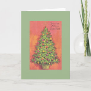 Festividades Vintage - Cartão de Saudação de Pai Natal